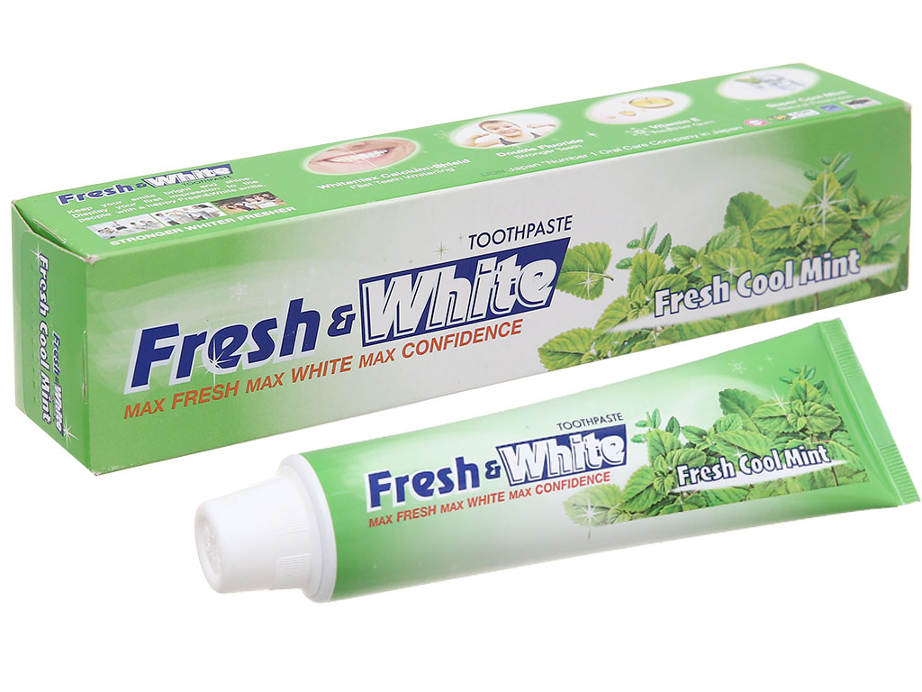 Kem đánh răng nhập khẩu bạc hà the mát - tuýp
