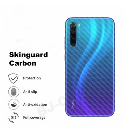 Miếng dán Carbon mặt lưng Xiaomi Redmi Note 8 / Redmi Note 8 Pro Chống Bám Vân Tay