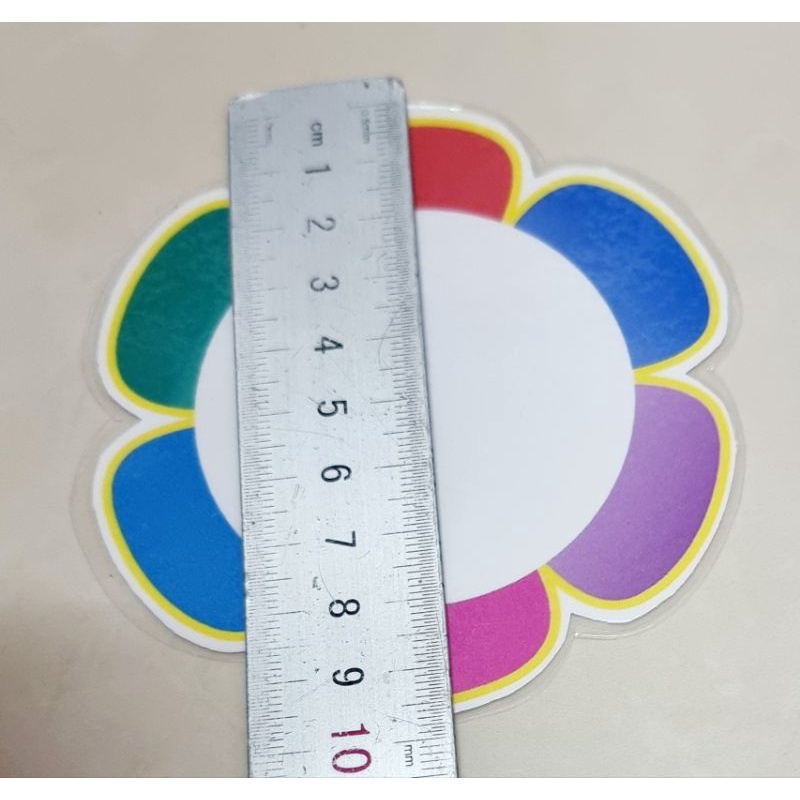 Sét 10 Hoa 9-10Cm Viết Số, Dấu...Sẵn Nam Châm Lá