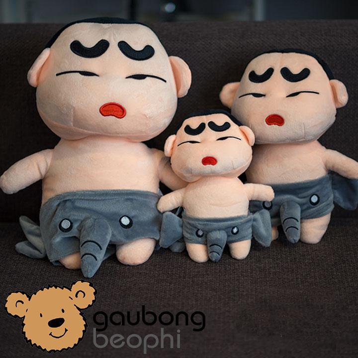 GẤU BÔNG SHIN MẶC QUẦN VOI SIZE 1M