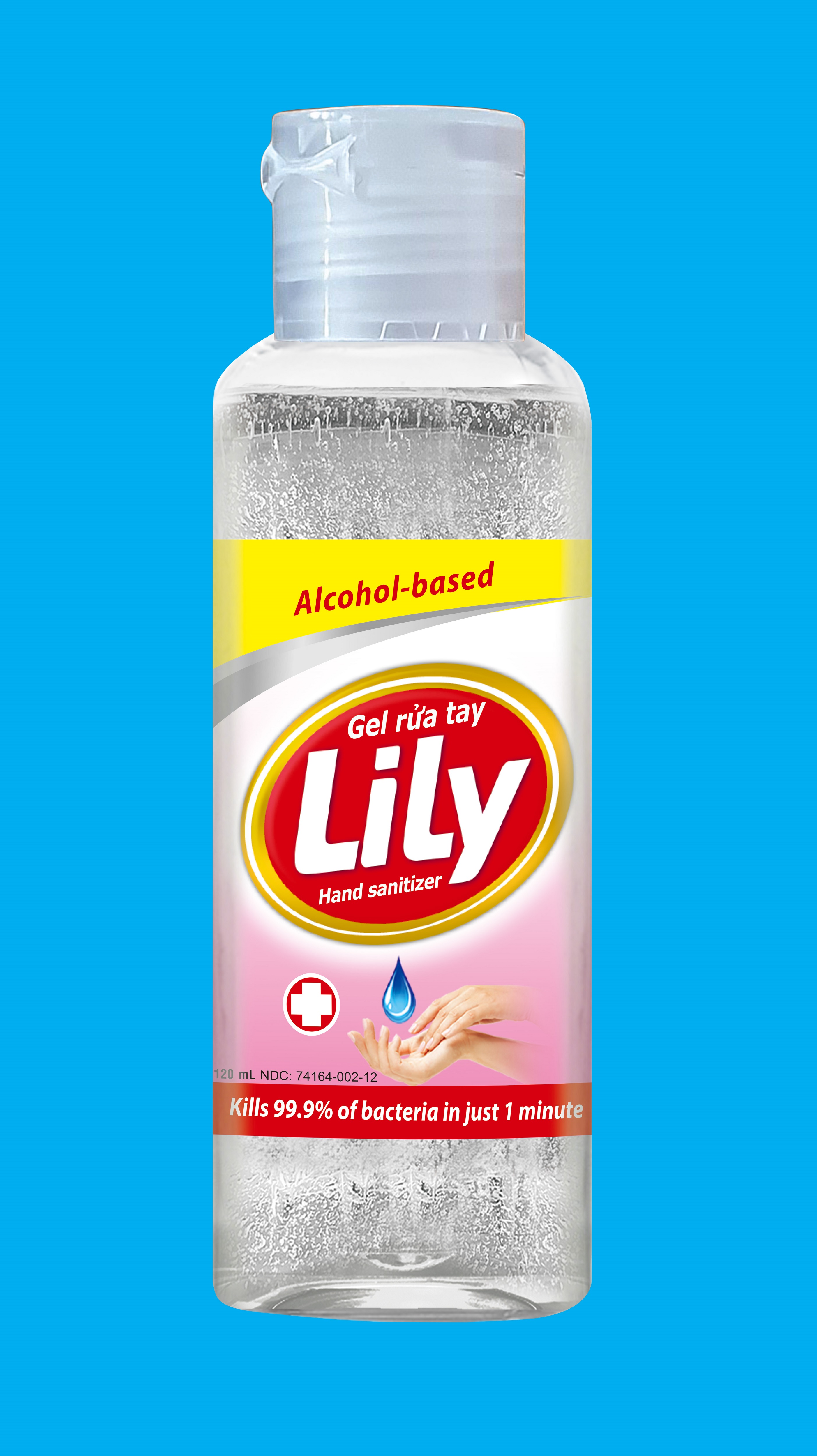 [HCM]Gel Rửa Tay Khô Kháng Khuẩn LiLy (Chai 120ml)
