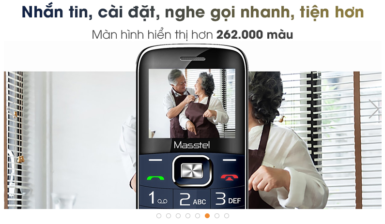 Điện thoại Masstel Fami P20