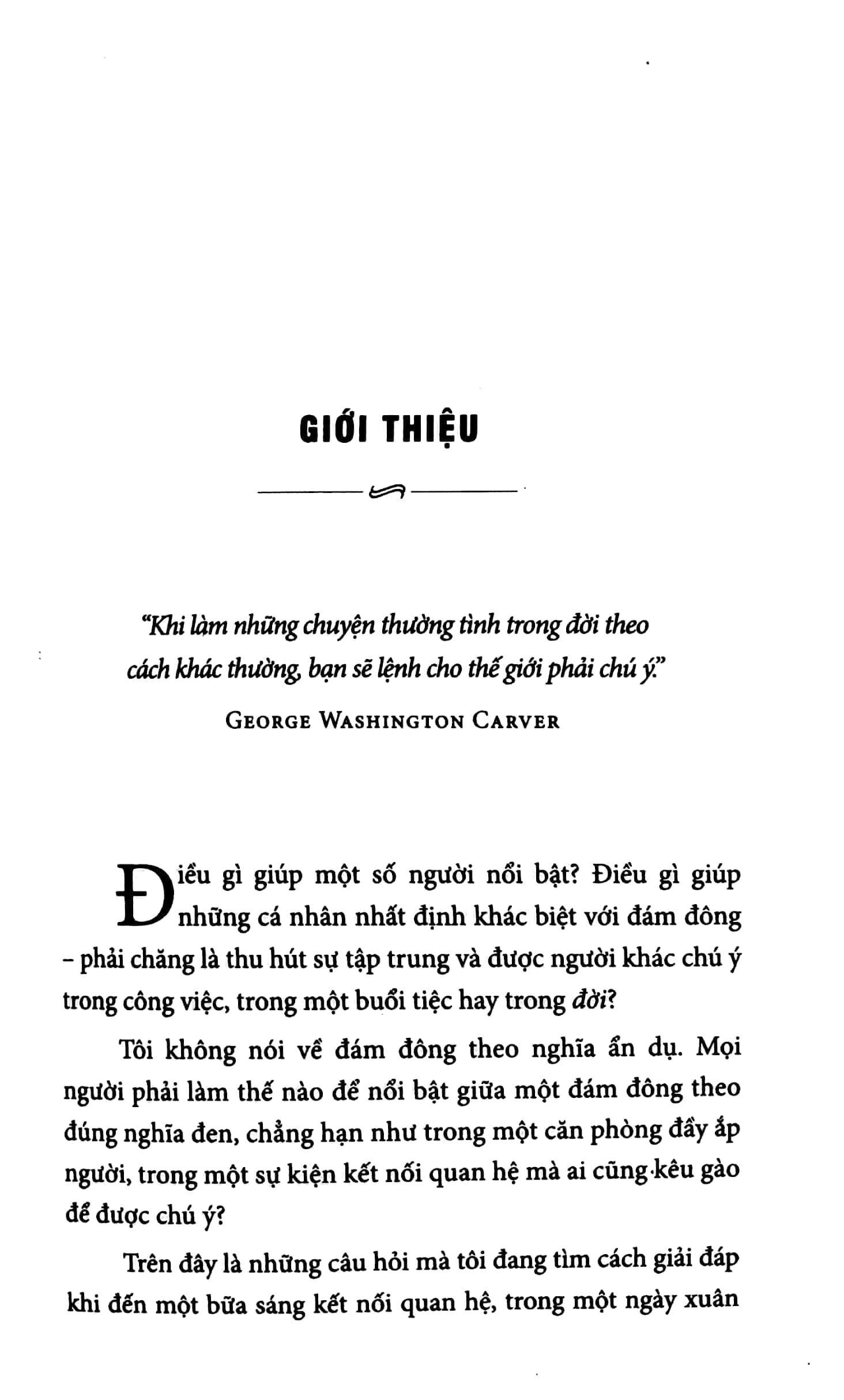 Nổi bật cũng cần chiến thuật