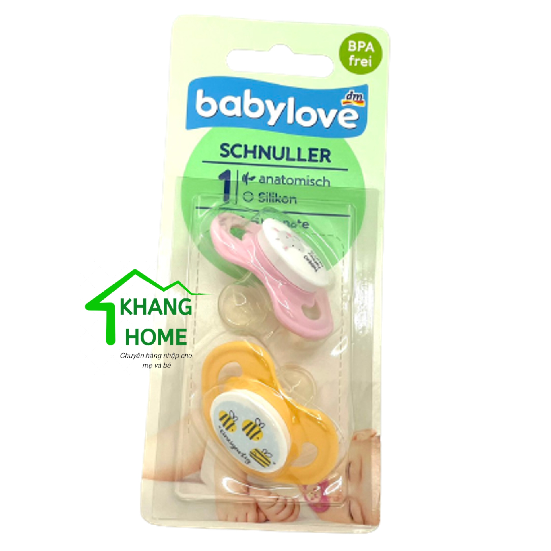 SET NÚM VÚ/TI GIẢ BABYLOVE CHO BÉ TỪ 0 - 18 THÁNG