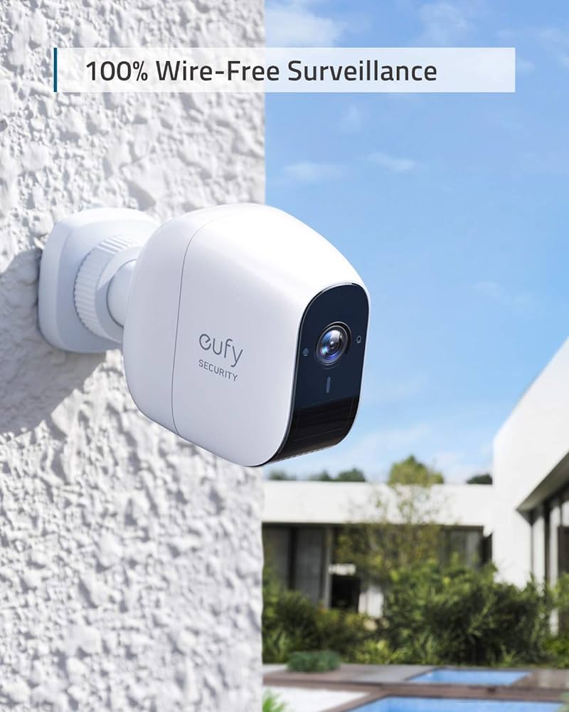 Camera không dây ngoài trời anker eufy camera e 365 days wire-free hd 1080p security 2-camera set