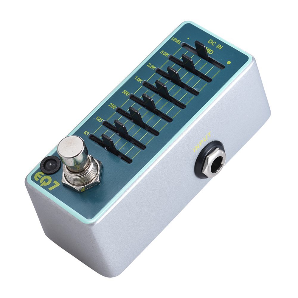 ENO EX EQ7 Guitar Equalizer Effect Pedal 7-Band EQ Full Metal Shell True Bypass