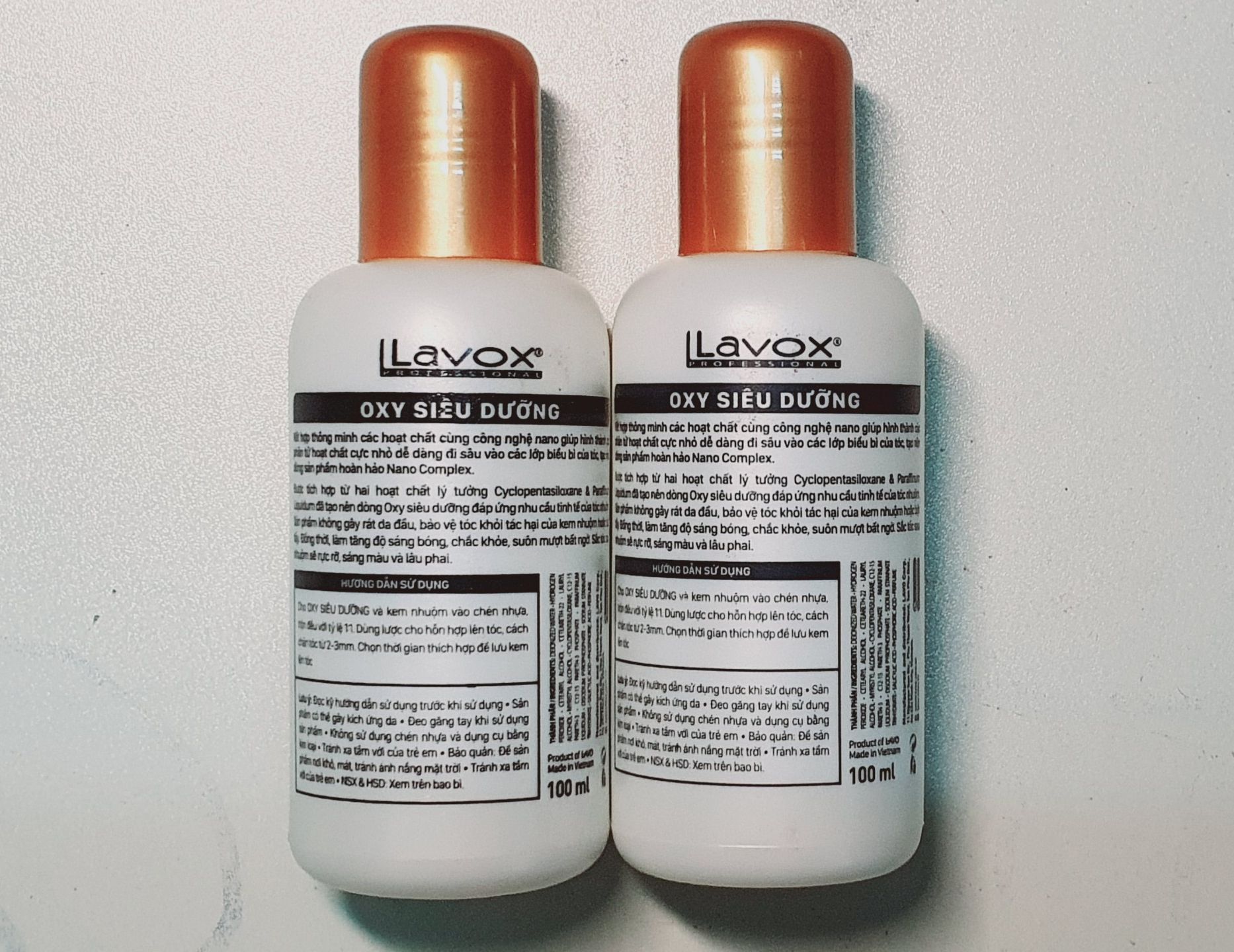 OXY trợ nhuộm tóc Lavox Nano Complex 100ml