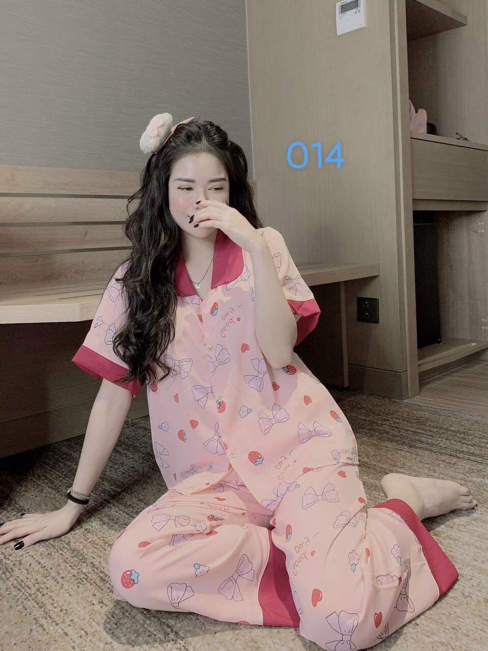 Bộ ngủ kate thái , bộ mặc nhà , bộ đồ nữ