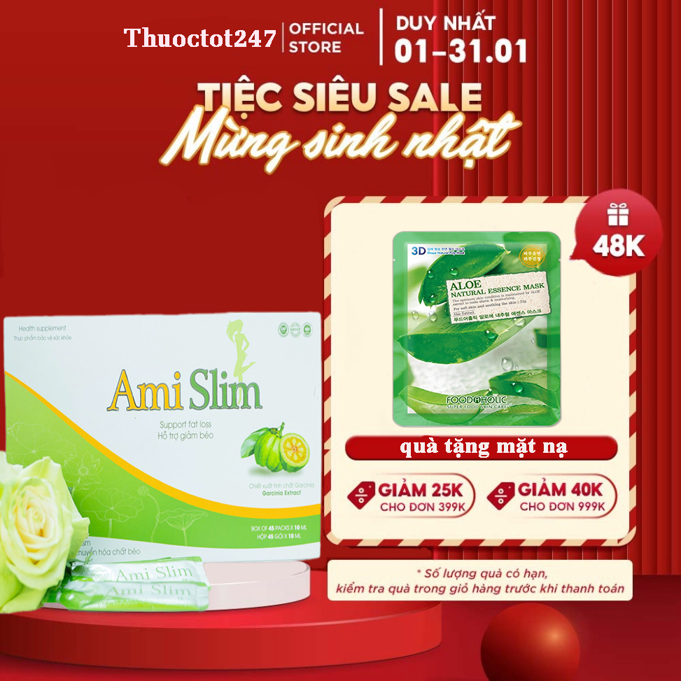 ✅ thạch giảm cân ami slim 👍 ❤️ - hỗ trợ tăng cường chuyển hóa chất béo
