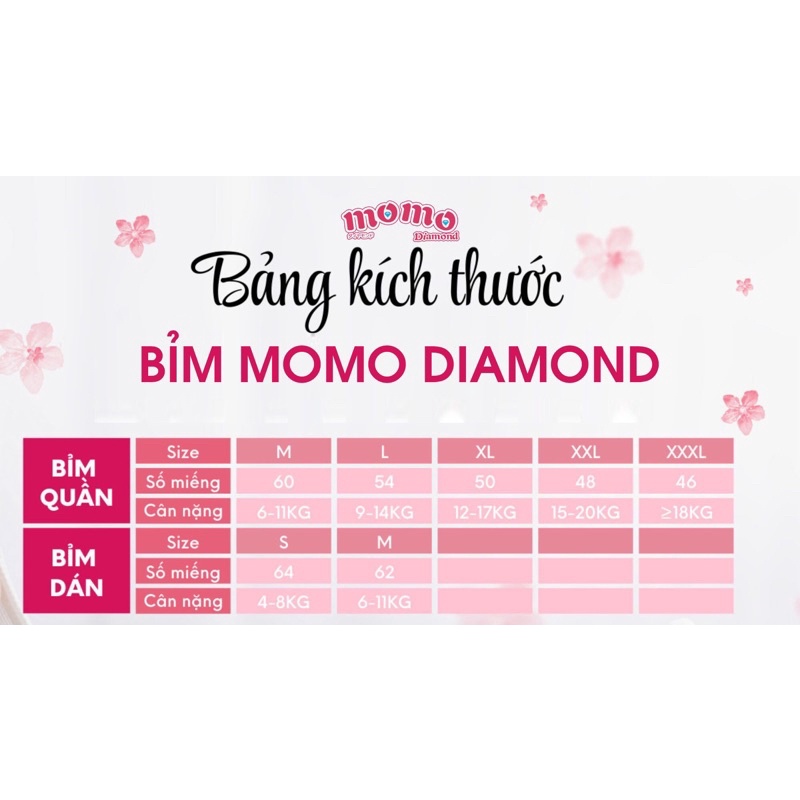 ComBo 2 bịch MOMO DIAMOND tặng khăn tắm lông cừu