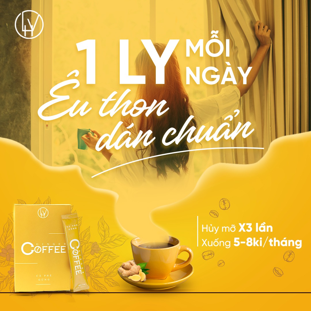 Cà Phê Gừng Giảm Cân - Ginger Coffee Chính Hãng
