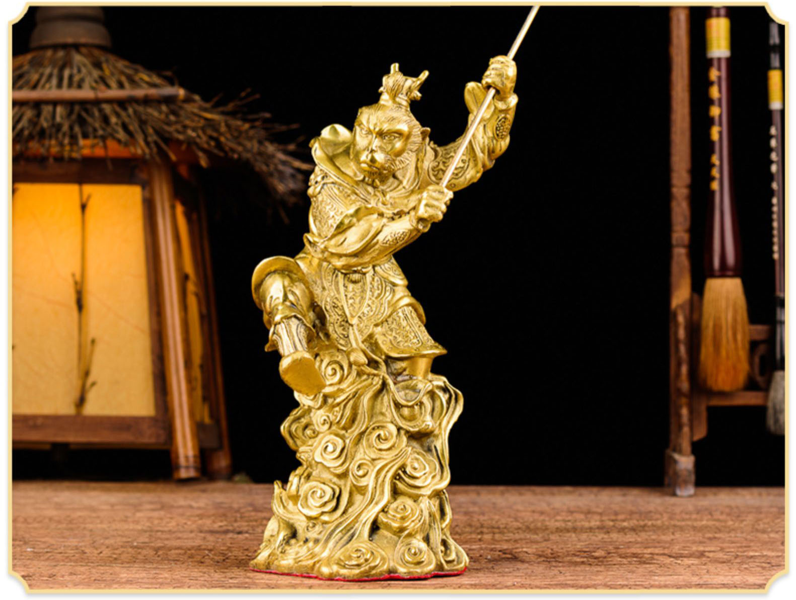 Tượng Tề Thiên Đại Thánh tôn ngộ không bằng đồng thau phong thủy Hồng Thắng