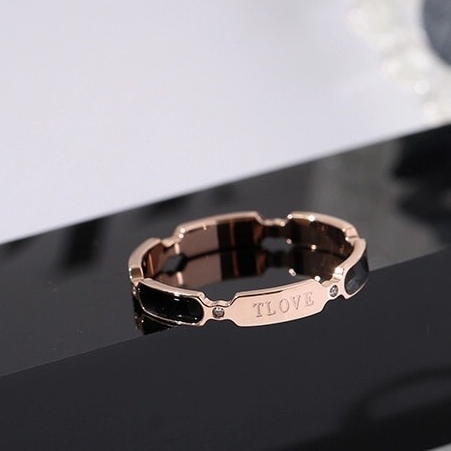 Nhẫn titan Love ring có thể đeo cặp giá 1 chiếc NC194