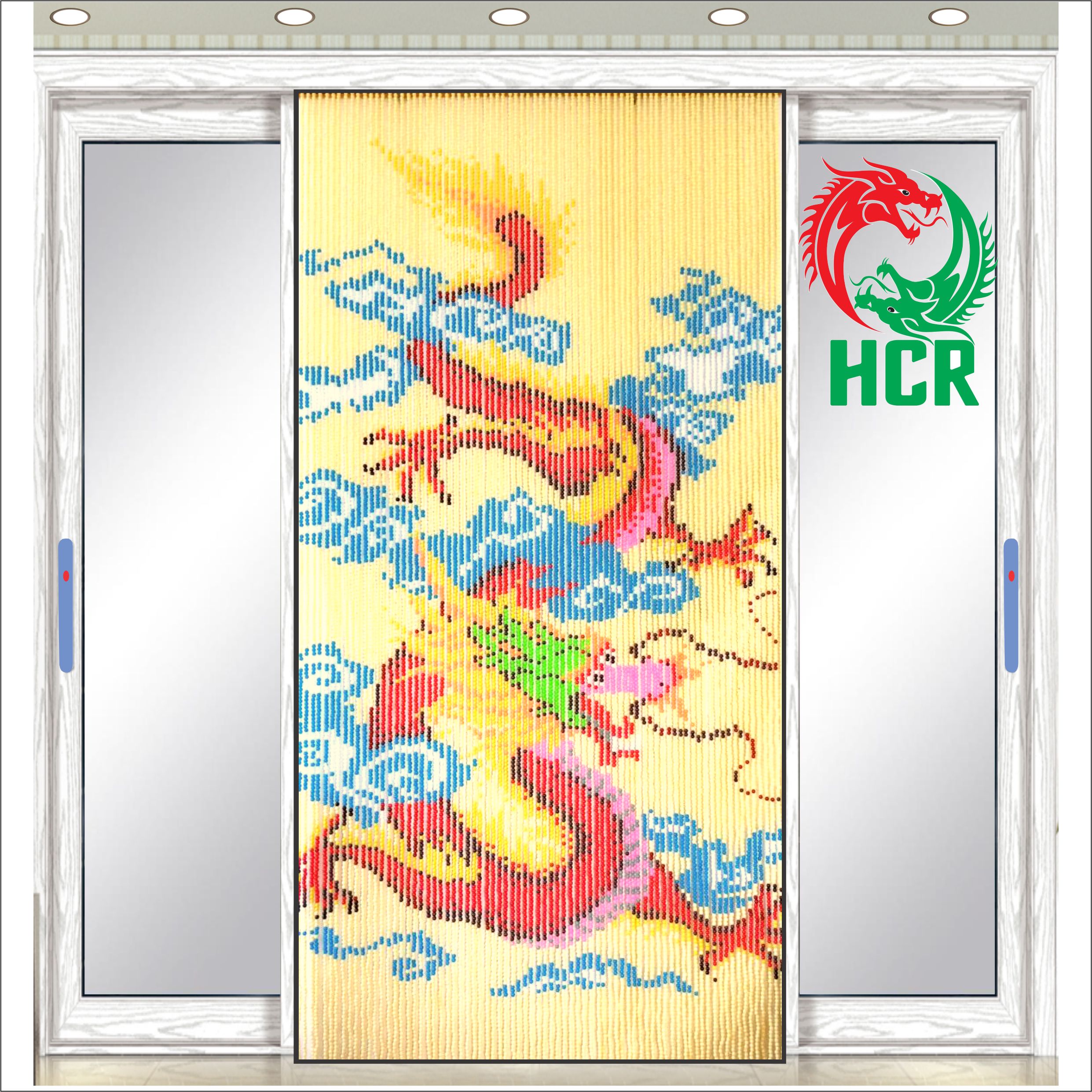 Màn hạt nhựa - Công ty Hai Con Rồng - Code 831 Long Vân