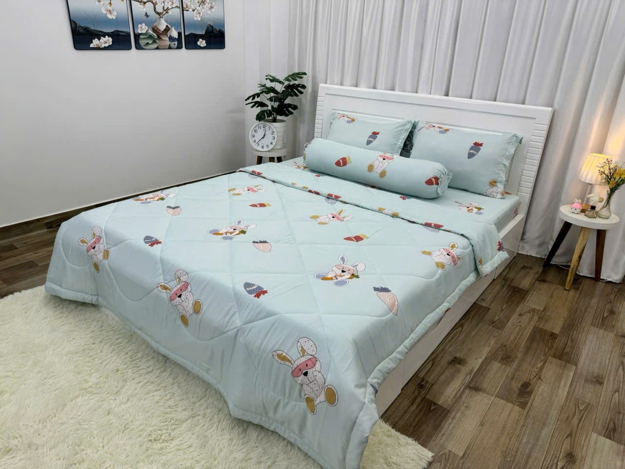 Bộ Drap lụa tencel  mền mịn mát sang trọng đủ size