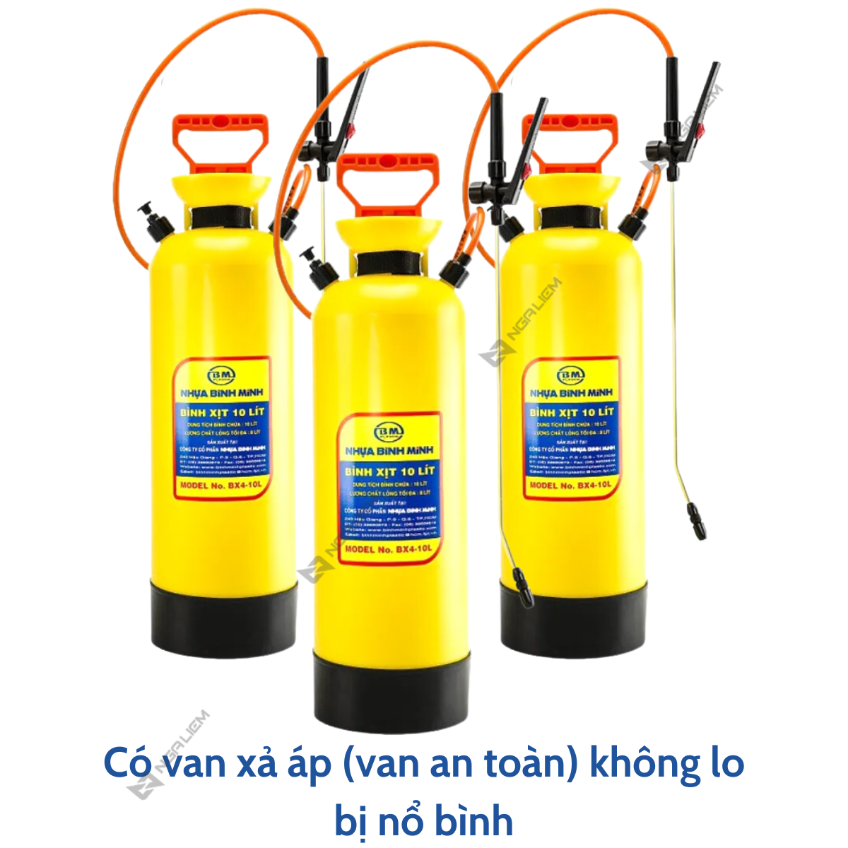 Bình xịt 10 Lít Bình Minh BX4, dùng phun tưới [Hàng chính hãng]