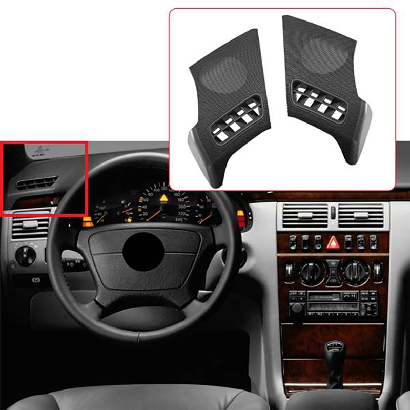 Car dash board side air vent speaker grill cover for mercedes benz w210 e-class e320 e430 e55 1996-2002
