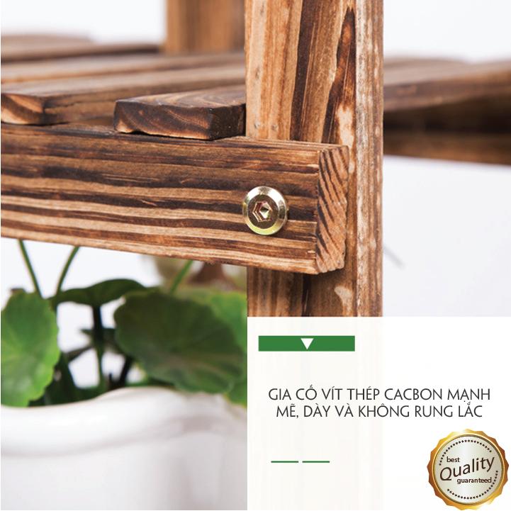 Kệ để cây cảnh trang trí sân vườn đẹp