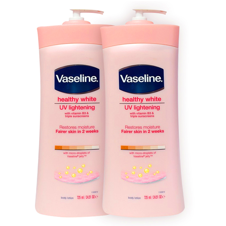 Sữa dưỡng thể làm trắng Vaseline Heathy White  725ml