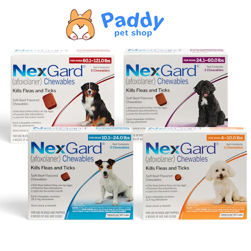 Nexgard trị ve rận cho chó