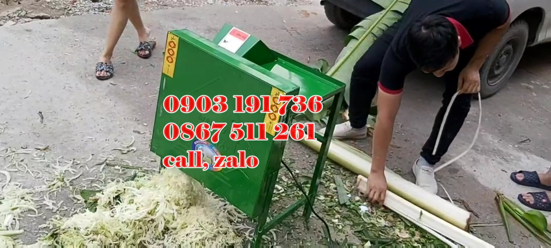 Máy băm cỏ voi tại Bến Tre, máy băm cỏ 2 ngựa motor dây đồng