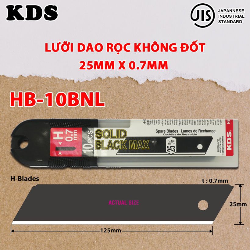 Lưỡi dao không đốt Nhật Bản KDS bản 25mm