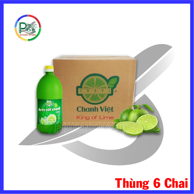 Nước cốt chanh - Thùng 6 chai [NHÀ CUNG CẤP]