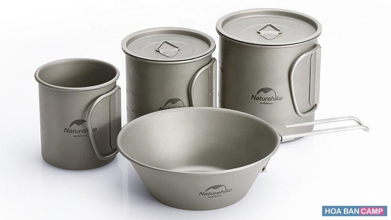 Cốc Titanium siêu nhẹ Glamping NatureHike NH20CJ005