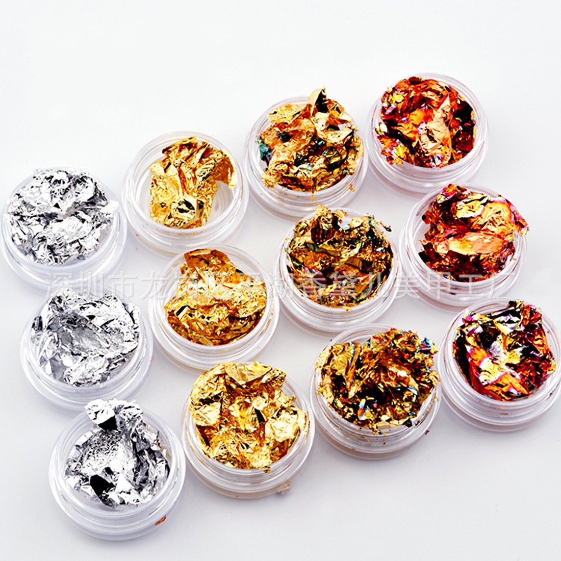 Phụ Kiện Giấy Nhún Set 12 Hũ ( Trang Trí Móng )