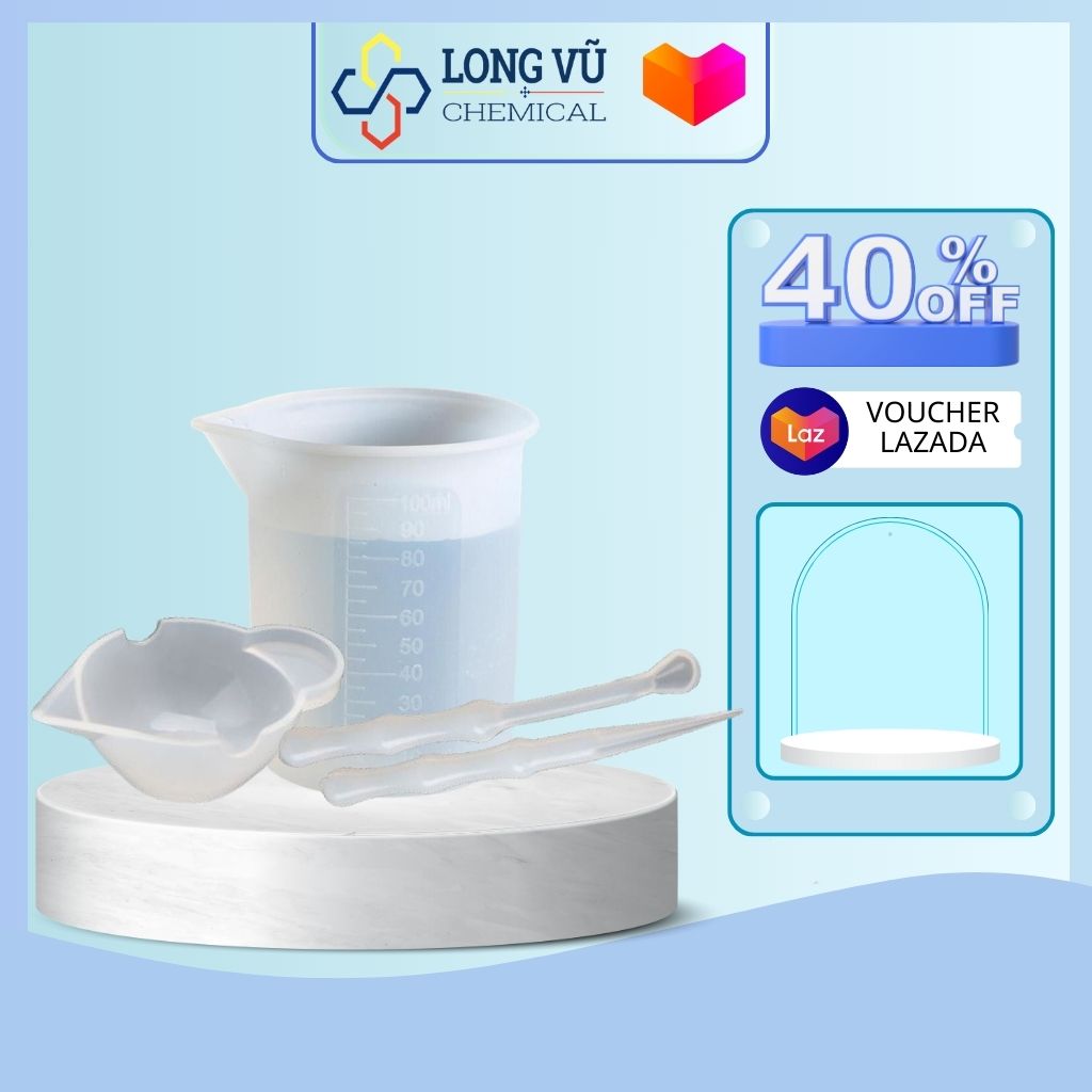 Bộ Dụng Cụ Pha Keo Resin Silicon