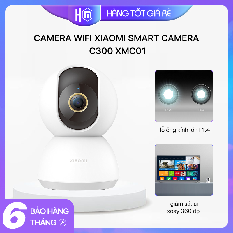 Camera ip xiaomi mijia 2k smart camera c300 xmc01 camera giám sát 1296p-bản quốc tế