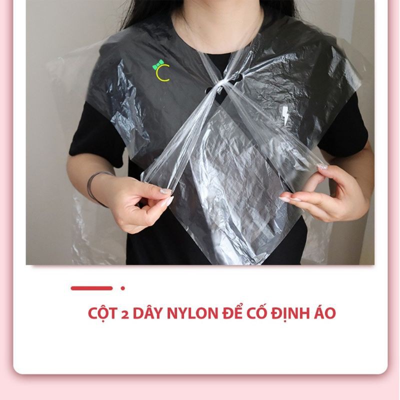 áo choàng nilong làm tóc cá nhân