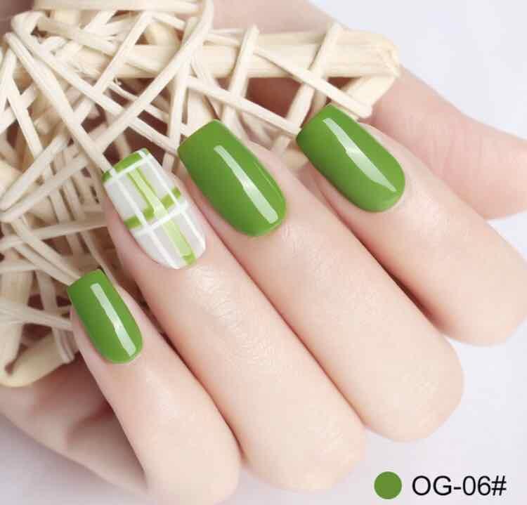 Set 6 chai Sơn Gel AS mã OG