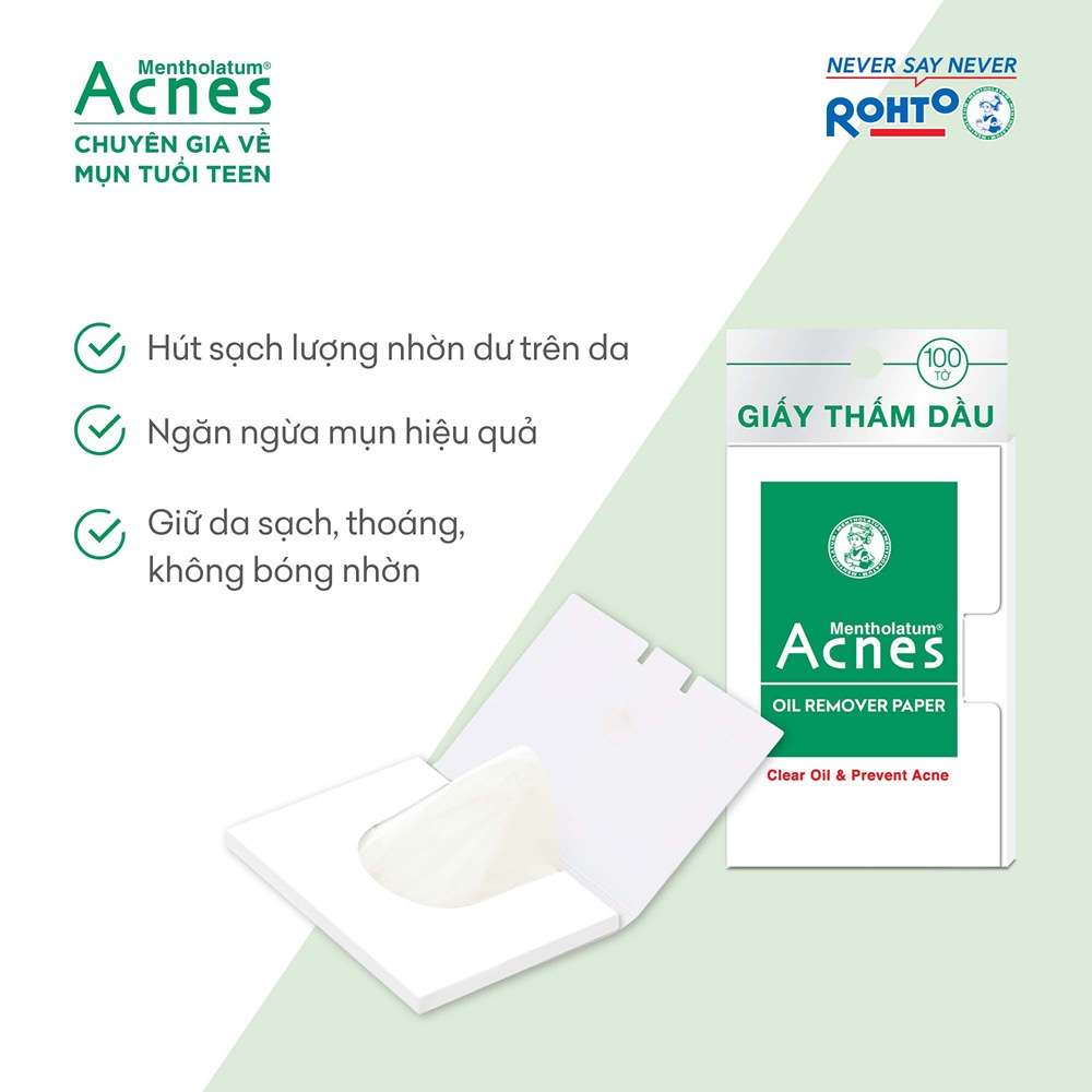 Giấy Thấm Dầu Acnes 50 tờ / 100 tờ