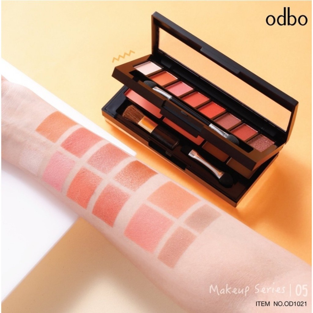 [HCM]Phấn Mắt Odbo 2 Tầng Makeup Series OD1021