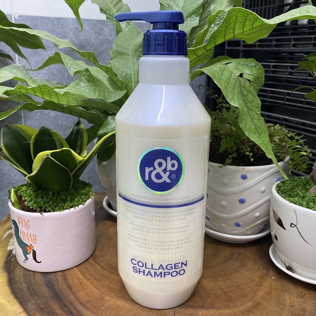 [HCM]Dầu gội ngăn rụng tóc R&B Collagen Shampoo 1500ml ( Hàn Quốc)