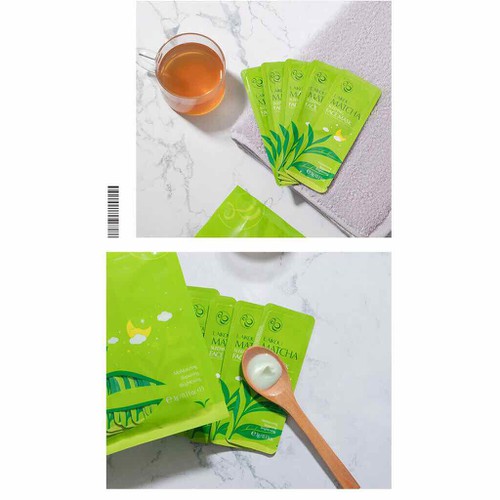 [HCM]Sét 15 gói mặt nạ matcha Laikou