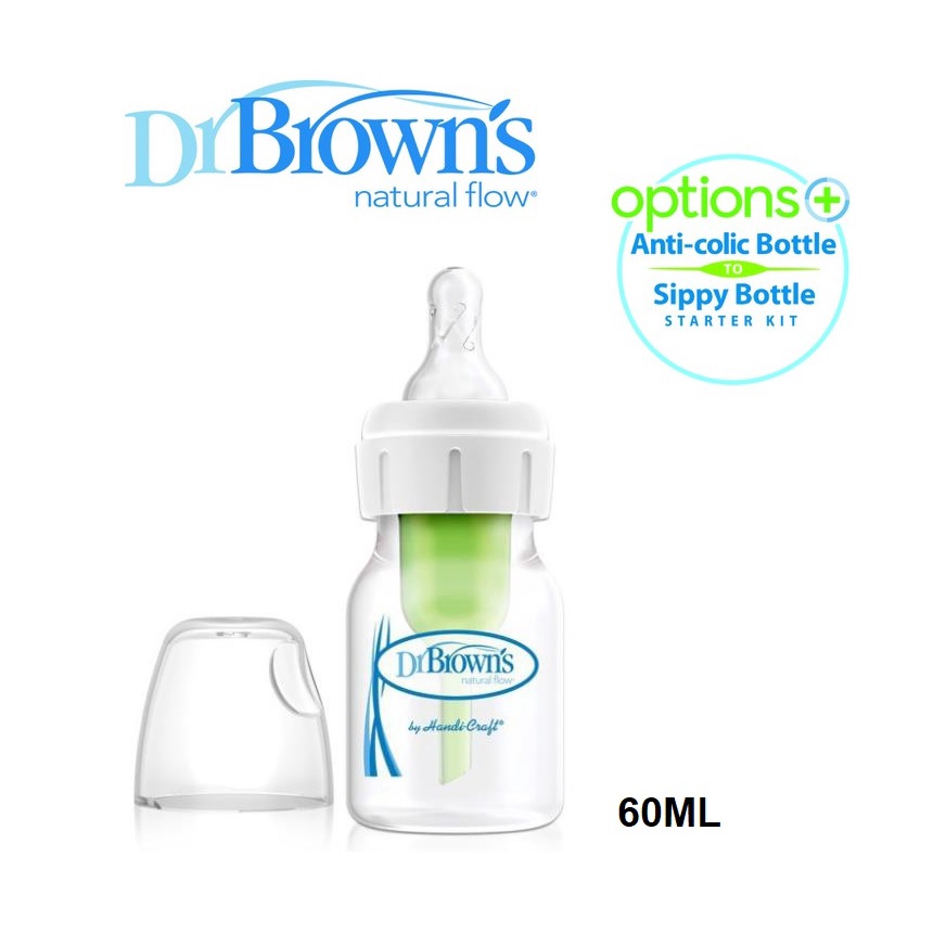 Set 2 bình sữa Dr Browns Option 60ml/120ml/240ml