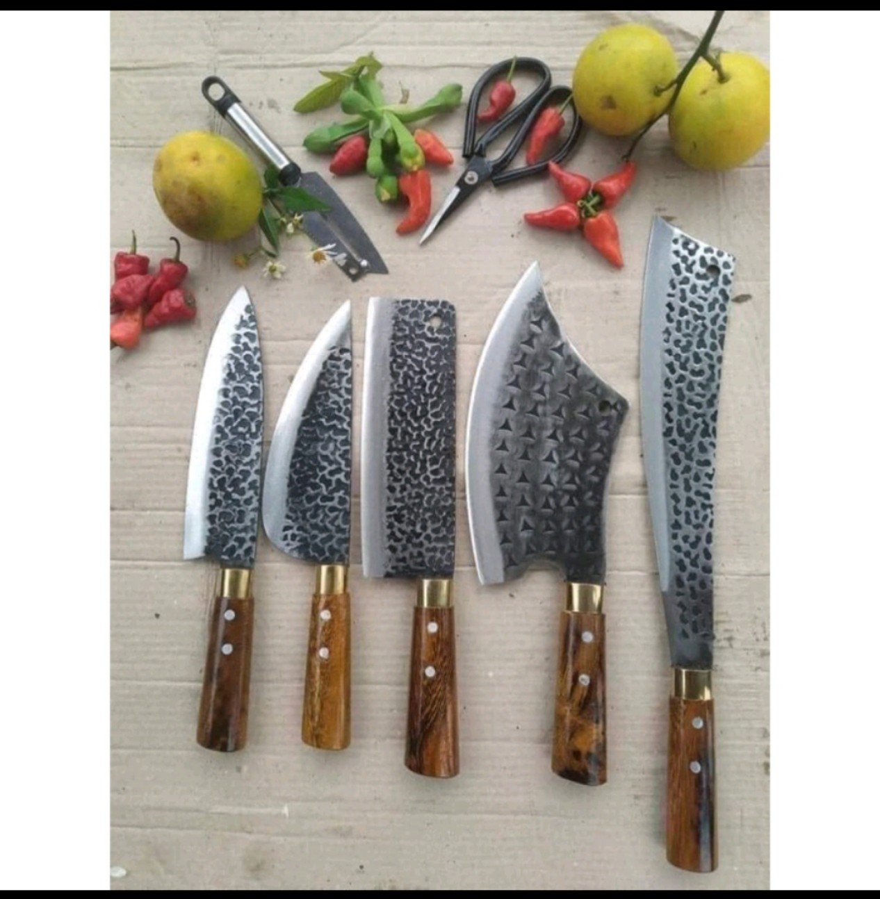 bộ 4 món/5 món/3 món làm từ nhíp xe ( chống rỉ)