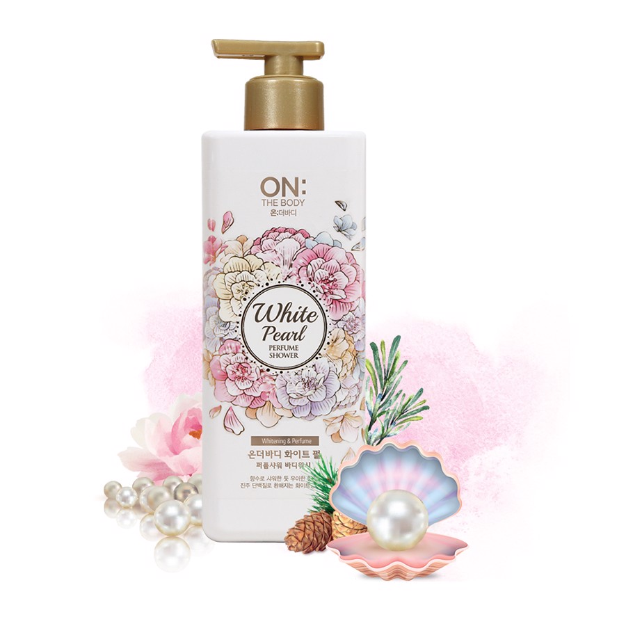 Sữa tắm dưỡng ẩm hương nước hoa On: The Body Perfume Classic Pink - Violet Dream-  White Pearl- Secret Jade 500g