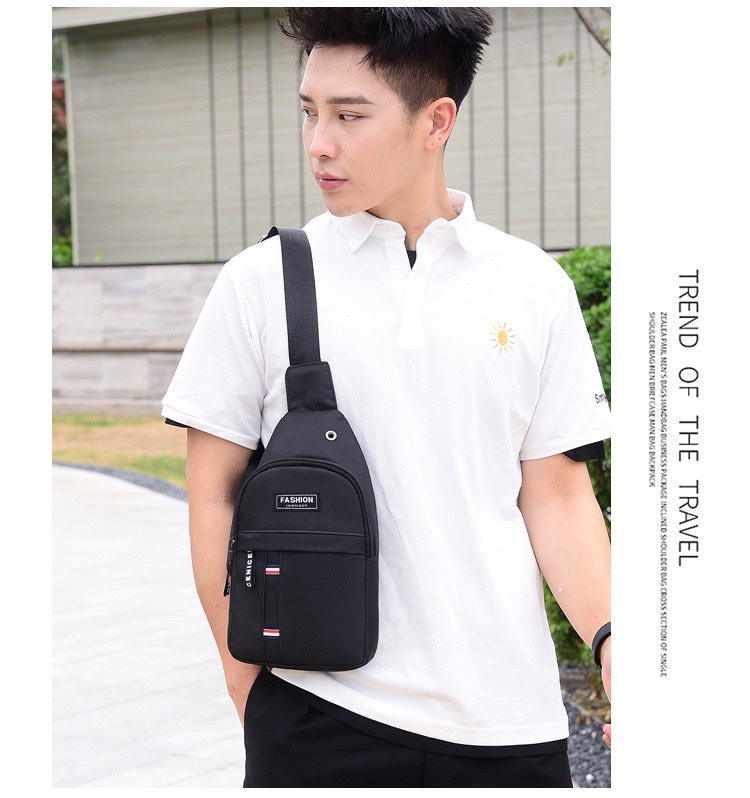 Túi đeo chéo nam nữ logo cờ - balo mini logo cờ