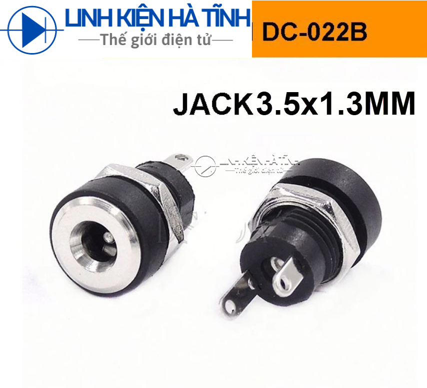 Túi 10 cái jack dc -022b 3.5x1.3mm jack dc 3.5mm