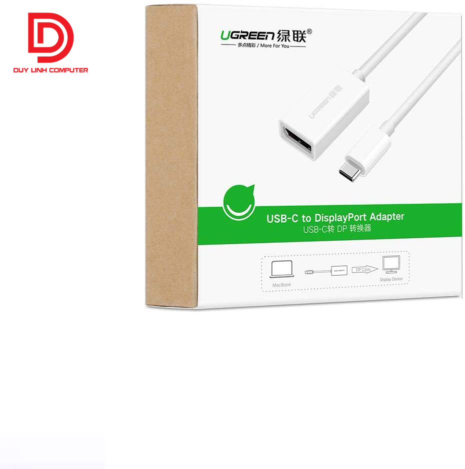 Cáp chuyển đổi USB Type C to Displayport (âm) Ugreen 40372