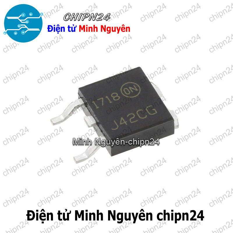[2 con] (SOP) Transistor Dán MJD42C TO-252 PNP 6A 100V (SMD) (MJD42 J42CG TIP42C TIP42) - HH005573