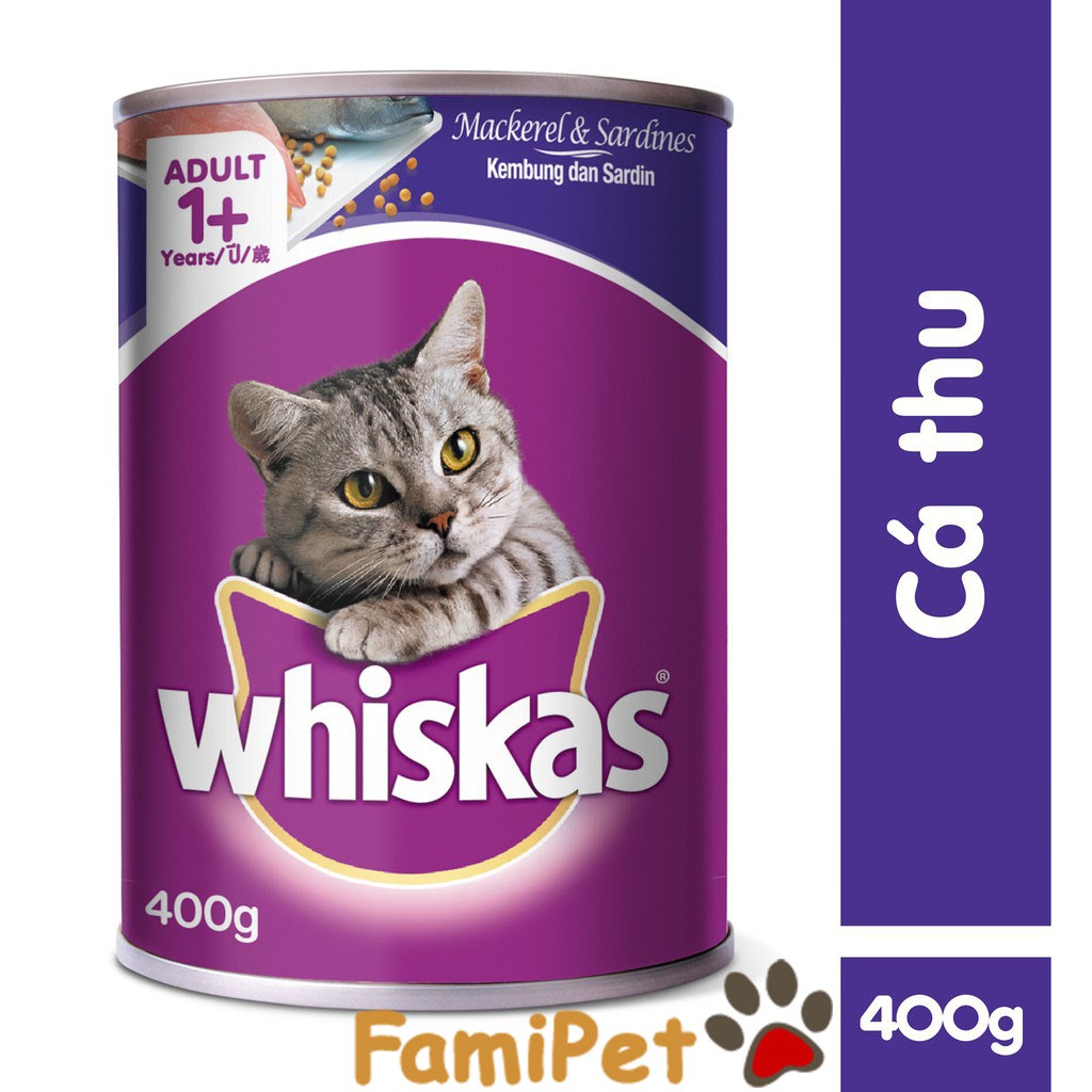 Pate Whiskas Cho Mèo - Lon 400g