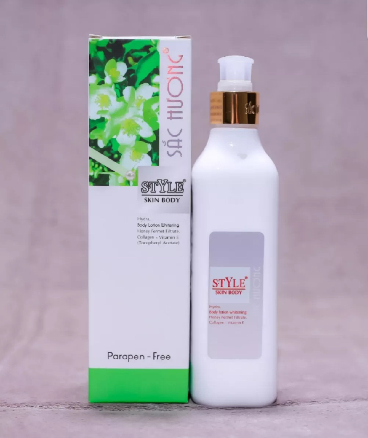 Kem sắc hương style dưỡng trắng, giữ ẩm, làm mịn da toàn thân 250ml san hang