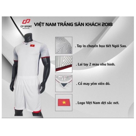 Quần áo bóng đá việt nam 2018