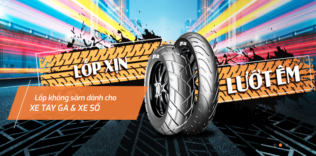 COMBO 1 Cặp Vỏ (Lốp) Không Dùng Ruột Xe Số