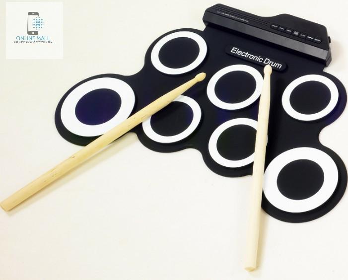 Online Mall Bộ trống điện tử chuyên nghiệp Electronic Drum Portable USB