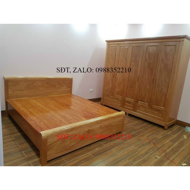 Nội thất phòng ngủ giường tủ gỗ phòng ngủ cao cấp